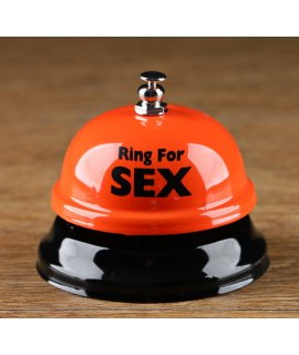 Звонок настольный "Ring for a sex", 7.5х7.5х6.5 см