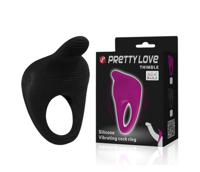 Эрекционное кольцо Vibrating Ring со стимулятором клитора, с вибрацией