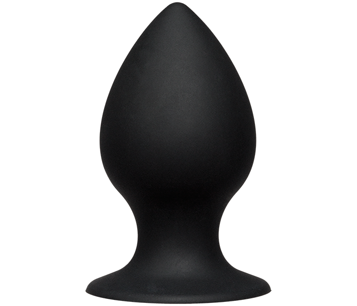 Kink - Ace - Silicone Plug - 3- Black Анальная пробка