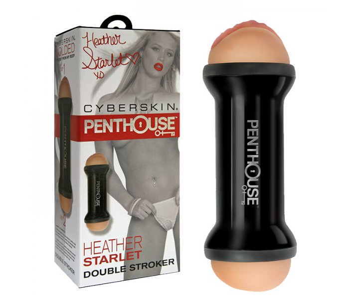 Мастурбатор двухсторонний анус и вагина в тубе Penthouse Double Sided Stroker, Heath