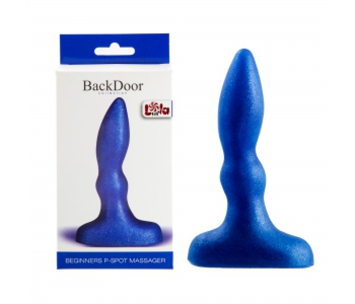 Анальный стимулятор Beginners p-spot massager blue