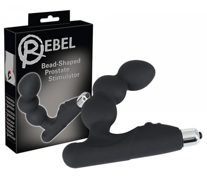 Стимулятор простаты с вибрацией Rebel Bead-shaped Prostate Stimulator