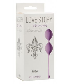 ВАГИНАЛЬНЫЕ ШАРИКИ LOVE STORY FLEUR-DE-LISA VIOLET FANTASY