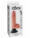 Вибромассажер 3в1 на съемной присоске 7 Vibrating Cock with Balls