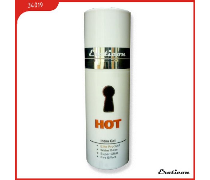 Гель-смазка возбуждающая Hot с женьшенем, диспенсер, 50ml