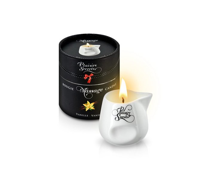 MASSAGE CANDLE VANILLA 80ML Свеча с массажным маслом Ваниль 80 мл