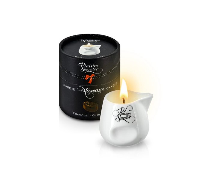 MASSAGE CANDLE CHOCOLATE 80ML Свеча с массажным маслом Шоколад 80 мл