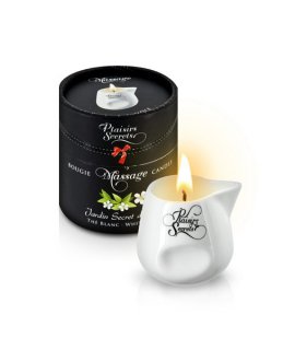 MASSAGE CANDLE WHITE TEA 80ML Свеча с массажным маслом Белый чай 80 мл