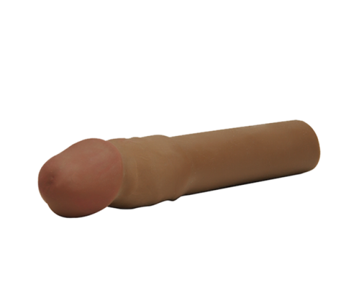 Насадка удлинитель CyberSkin- 4 inch Xtra Thick Transformer Penis Extension™, Dark