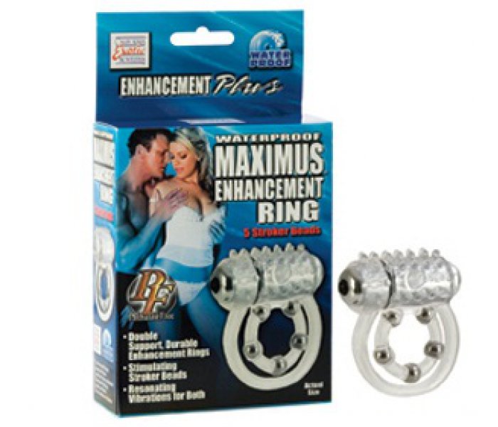 Эрекционное вибро-кольцо Waterproof Maximus Enhancement Ring