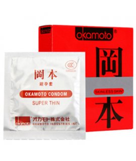 OKAMOTO (3 шт) Skinless Skin Super Thin (Ультратонкие)