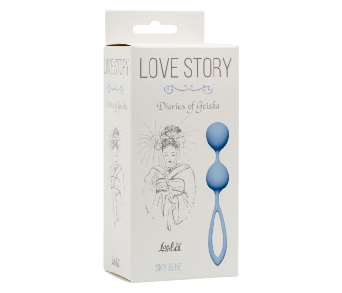 ВАГИНАЛЬНЫЕ ШАРИКИ LOVE STORY DIARIES OF A GEISHA SKY BLUE