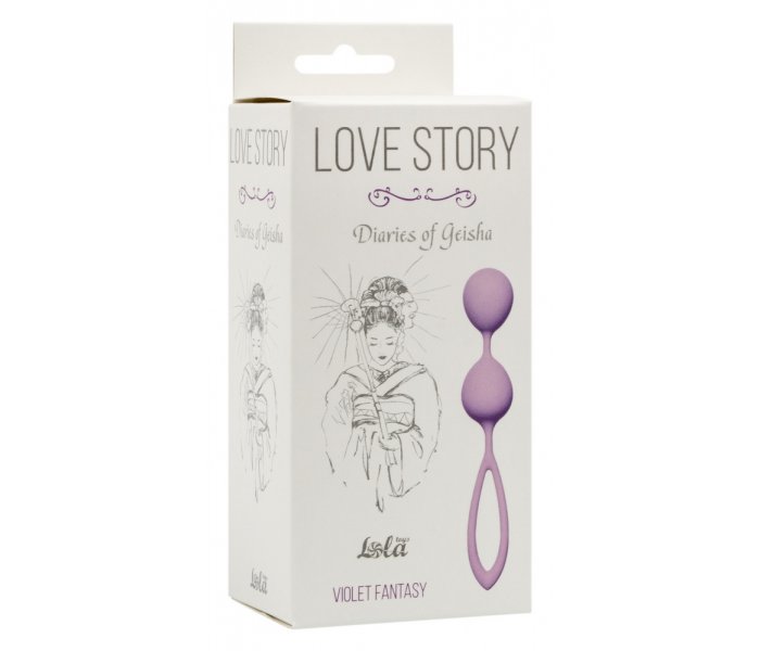 ВАГИНАЛЬНЫЕ ШАРИКИ LOVE STORY DIARIES OF A GEISHA VIOLET FANTASY