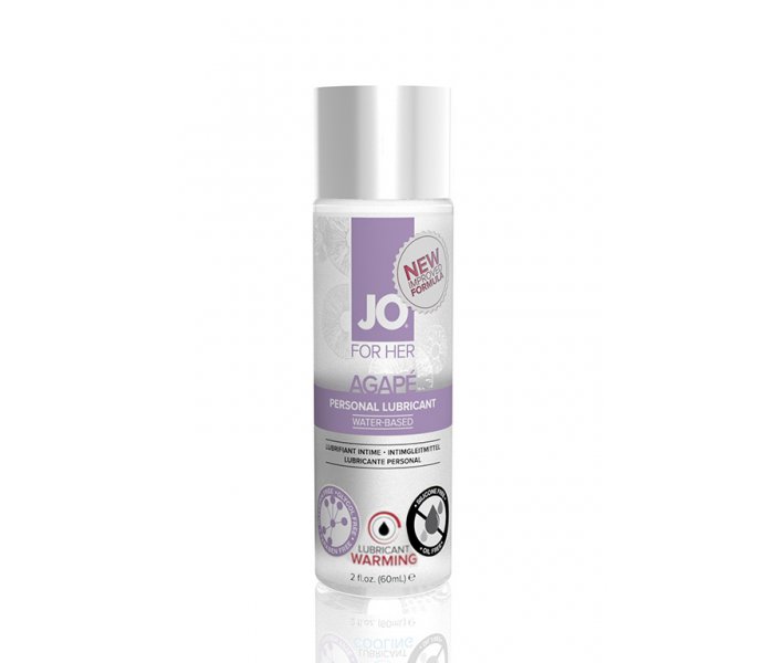 Возбуждающий легкий гипоаллергенный лубрикант JO AGAPE WARMING, 2 oz (60 мл)