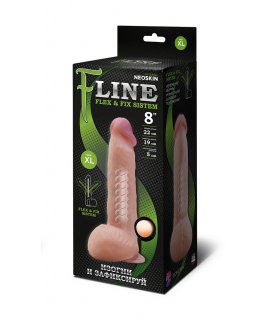 ФАЛЛОИМИТАТОР "F" LINE НА ПРИСОСКЕ, L 220 мм D 50