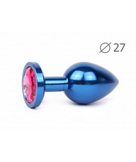 BLUE PLUG SMALL (втулка анальная), L 70 мм D 27 мм, вес 60г