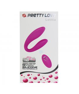 Вибромассажёр для пар "Letitia", Розовый