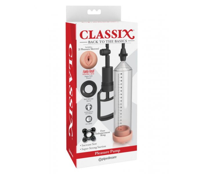 Мастурбатор-вакуумная помпа для удовольствия Classix Pleasure Pump