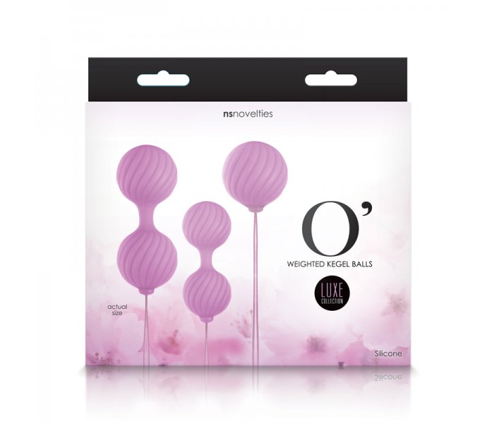 Набор вагинальных шариков розовые Luxe - O' - Weighted Kegel Balls - Pink