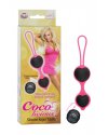 Вагинальные шарики из силикона Coco Licious Kegel Balls - Black Balls черные