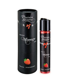 MASSAGE OIL STRAWBERRY 59ML Массажное масло Земляника 59 мл