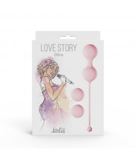 НАБОР ВАГИНАЛЬНЫХ ШАРИКОВ LOVE STORY DIVA TEA ROSE