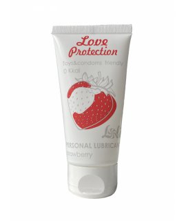 ЛУБРИКАНТ НА ВОДНОЙ ОСНОВЕ LOLA GAMES LOVE PROTECTION STRAWBERRY 50ML