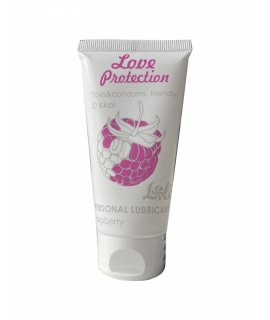 ЛУБРИКАНТ НА ВОДНОЙ ОСНОВЕ LOLA GAMES LOVE PROTECTION RASPBERRY