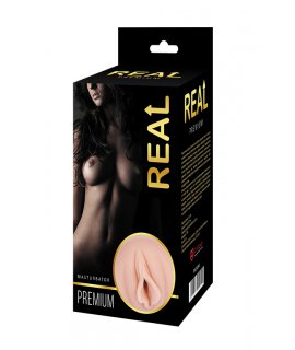 Реалистичный односторонний мастурбатор Real Women Dual Layer с двойной структурой 15,5х8,