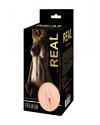 Реалистичный односторонний мастурбатор Real Women Dual Layer с двойной структурой 15,5х8,