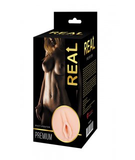 Реалистичный односторонний мастурбатор Real Women Dual Layer с двойной структурой 15,5х8,