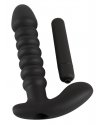 Ребристый вибростимулятор Black Velvets Vibrator