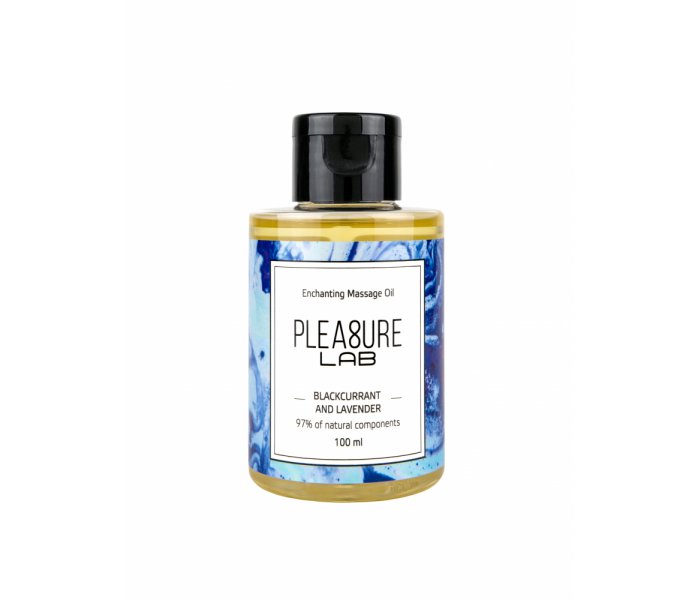 МАСЛО-АФРОДИЗИАК PLEASURE LAB ENCHANTING ЧЕРНАЯ СМОРОДИНА И ЛАВАНДА 100 МЛ