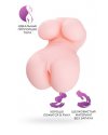 МАСТУРБАТОР РЕАЛИСТИЧНЫЙ TOYFA JUICY PUSSY BABYCAKES, TPE, ТЕЛЕСНЫЙ, 14,5 СМ