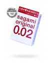 3 шт ПРЕЗЕРВАТИВЫ SAGAMI, ORIGINAL 0.02, ПОЛИУРЕТАН, УЛЬТРАТОНКИЕ, ГЛАДКИЕ, 19 СМ, 5,8