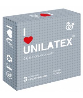 UNILATEX "DOTTED" с точечной поверхностью, 3 шт.