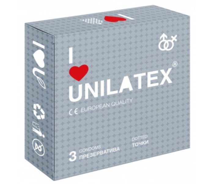 UNILATEX "DOTTED" с точечной поверхностью, 3 шт.