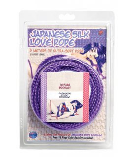 Фиксации Japanese Silk Love Rope, 3 м, фиолетовые