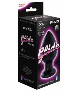 Анальный плаг Glide XL, L 110 мм, D 65 мм, цвет чёрный