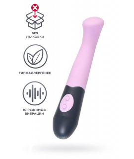 Стимулятор точки G, силикон, розовый, 19 см