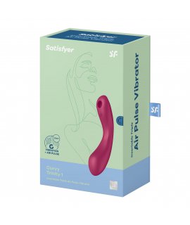 Вибромассажер Curvy Trinity 1 (red)
