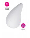 Вибромассажер Satisfyer Dew Drop, силикон, белый, 8,1 см