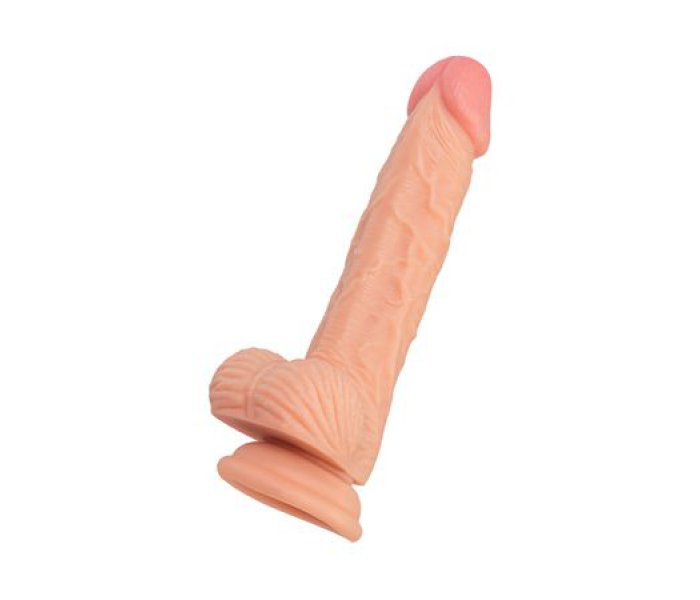 Реалистичный фаллоимитатор RealStick Nude Baz, PVC, телесный, 19 см
