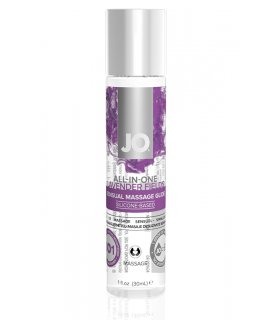 Массажный гель All-In-One Massage Glide Lavender с ароматом лаванды - 30 мл.