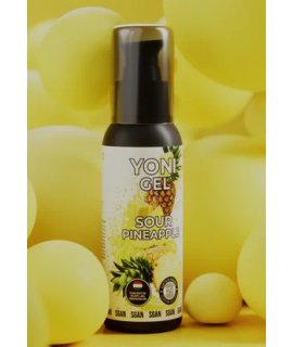 Лубрикант для орального секса SGAN YONI GEL со вкусом кислого ананаса, 100 мл