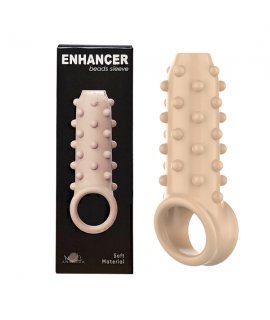 Насадка на член "Enhancer Ripple Sleeve", Светлый