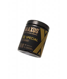 Maxus Special, точечно-ребристые, латекс, пластиковый кейс, 12 шт