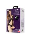 22088  BW  Страпон двойной c трусиками "Ultra passionate Harness" 7.1, Светлый