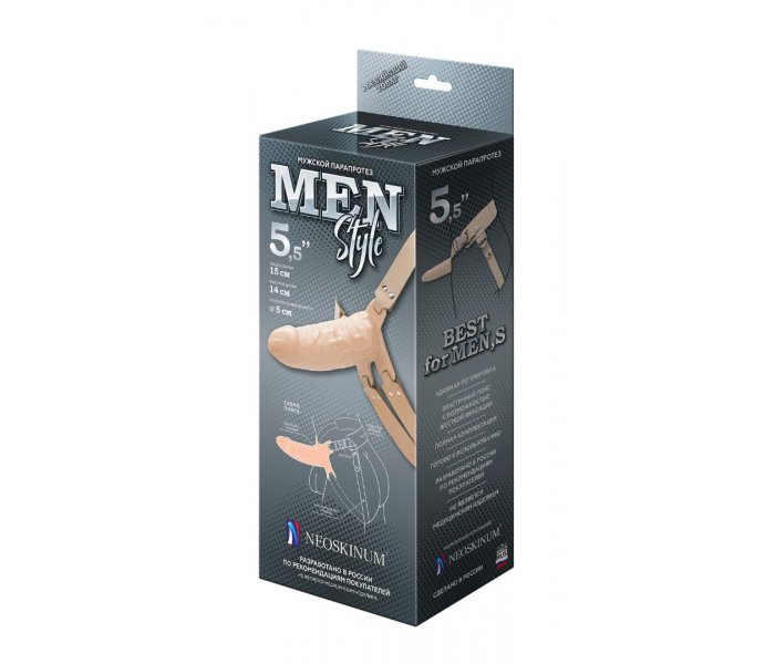 МУЖСКОЙ ПАРАПРОТЕЗ MEN STYLE D 48 мм, L 155 мм,