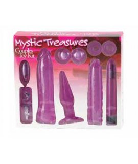 Набор: вибромассажер + насадки, ваг. шарики, эрекц. кольца